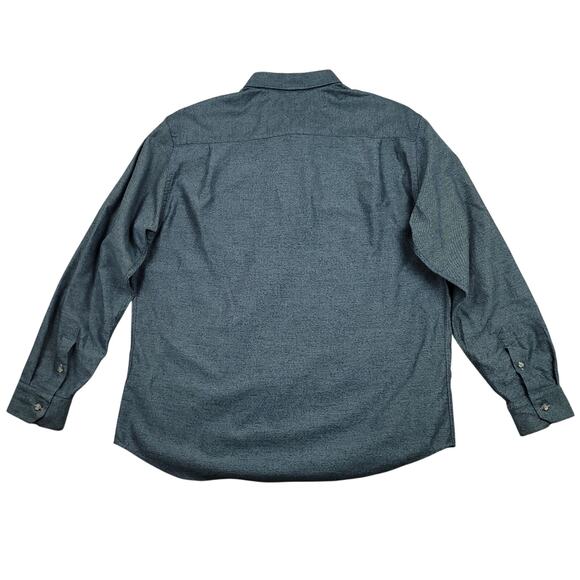 Ash & Erie Men’s Long Sleeve Button-Down Shirt XL Slim Blue Heather Preppy - Picture 6 of 9